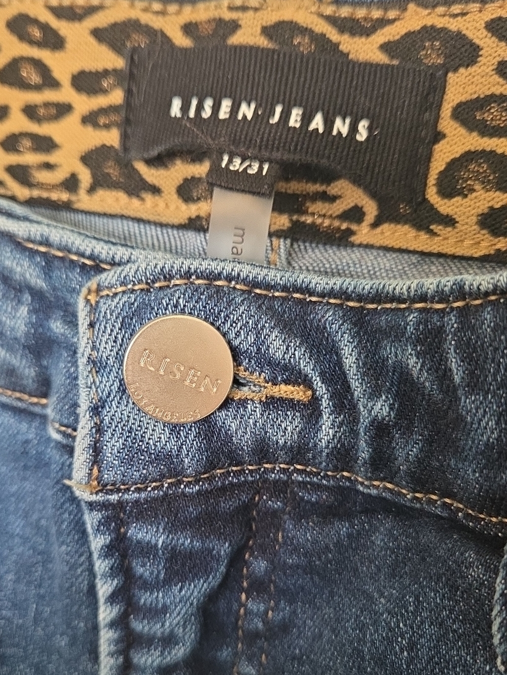 Risen Jeans 13/31 Womens Wide Leg Jeans - Picture 3 of 7